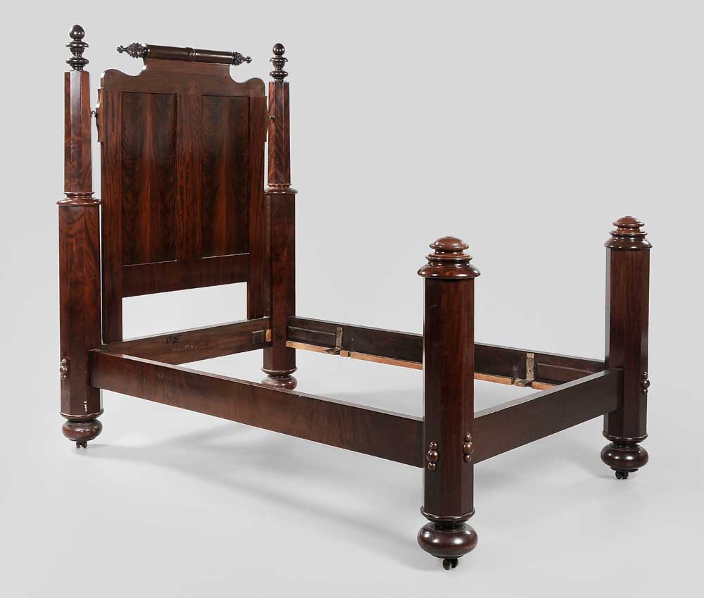 Classical Figured Mahogany Bedstead