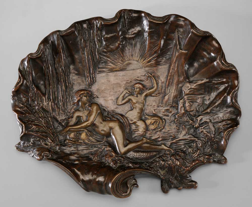 Bronze Shell Tray French, late