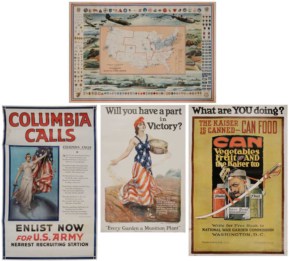 World Wars I and II Posters American,