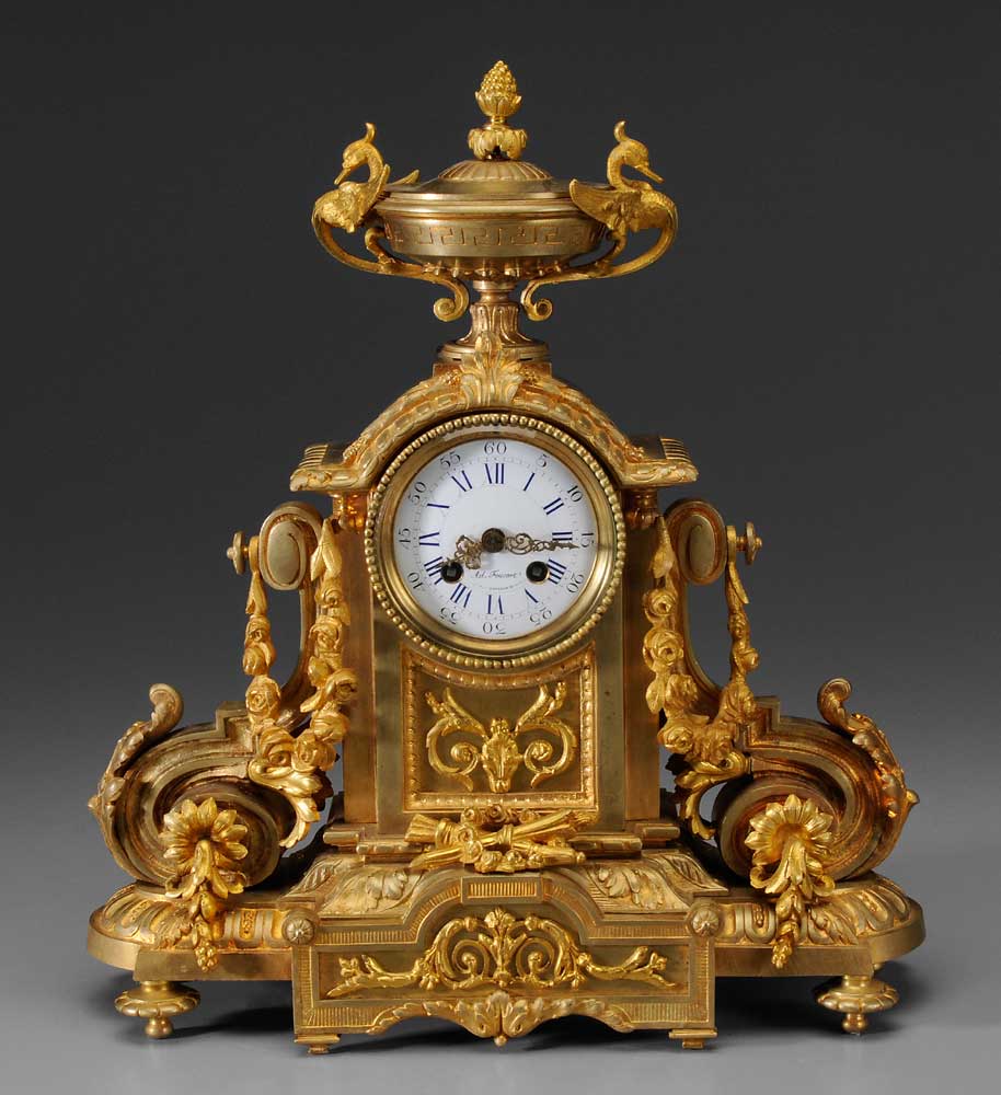 Louis XVI Style Shelf Clock French  11a9f5
