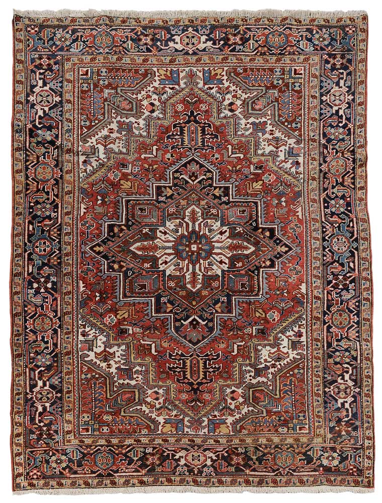 Heriz Rug Persian mid 20th century  11a9f7