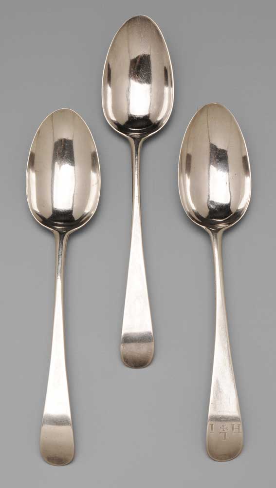 Three Hester Bateman Spoons London  11a9ff