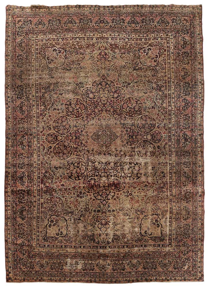 Lavar Kerman Carpet Persian, early