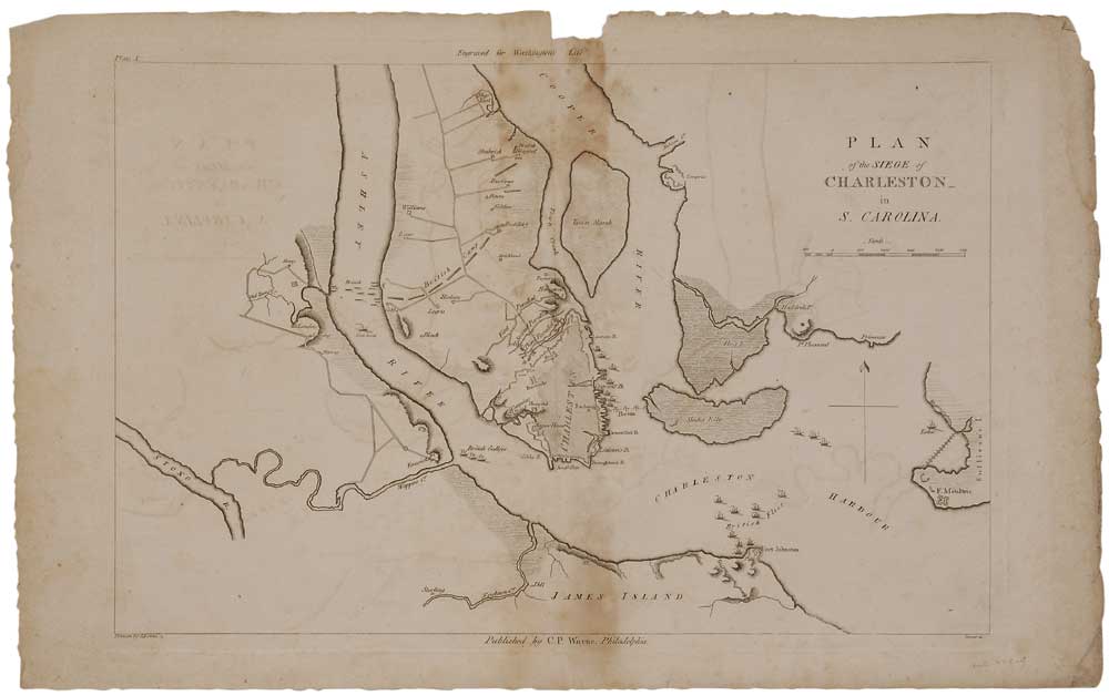 19th Century Map of Charleston  11aa37