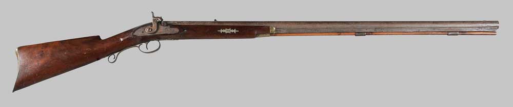 Brass-Mounted Percussion Rifle