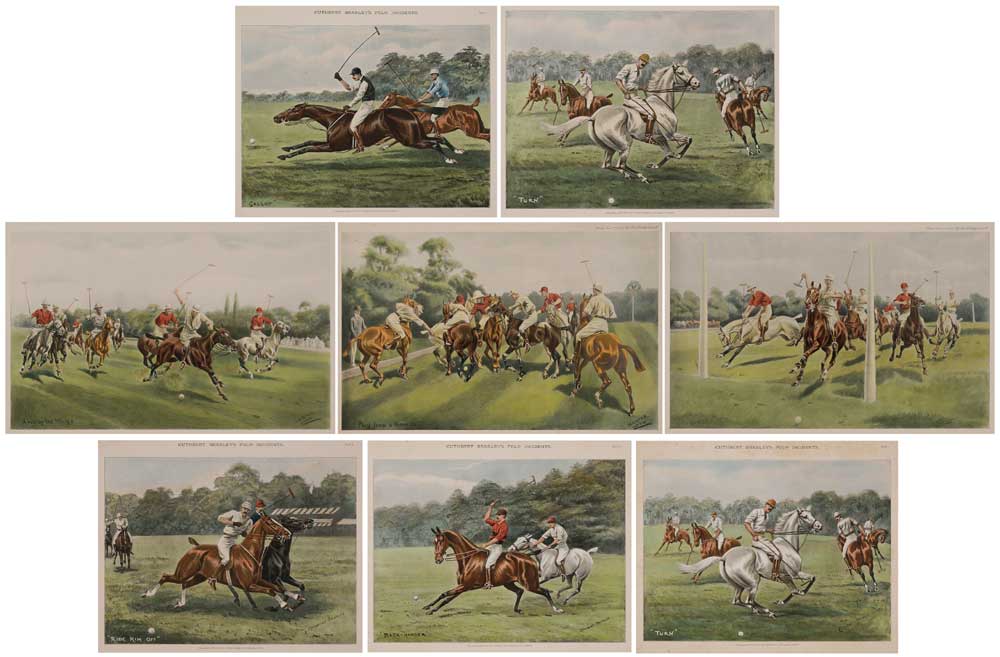 Eight Polo Related Prints early 11aad8