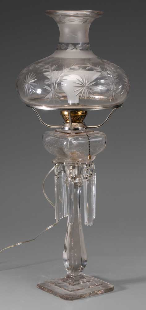 Astral Lamp American, late 19th century,