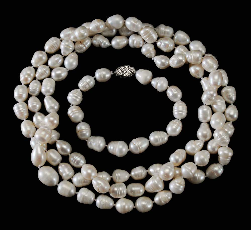 Baroque Pearls and Bracelet endless 11aafb