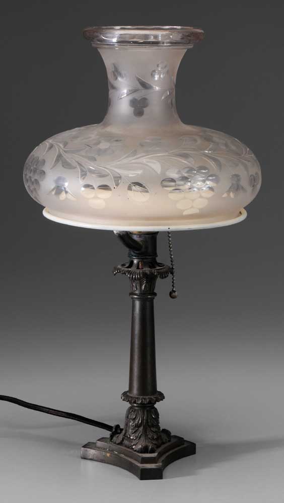 Bronze Lamp American, late 19th