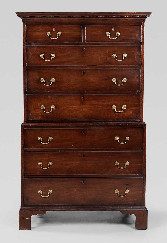 George III Mahogany Chest on Chest 11ab6e