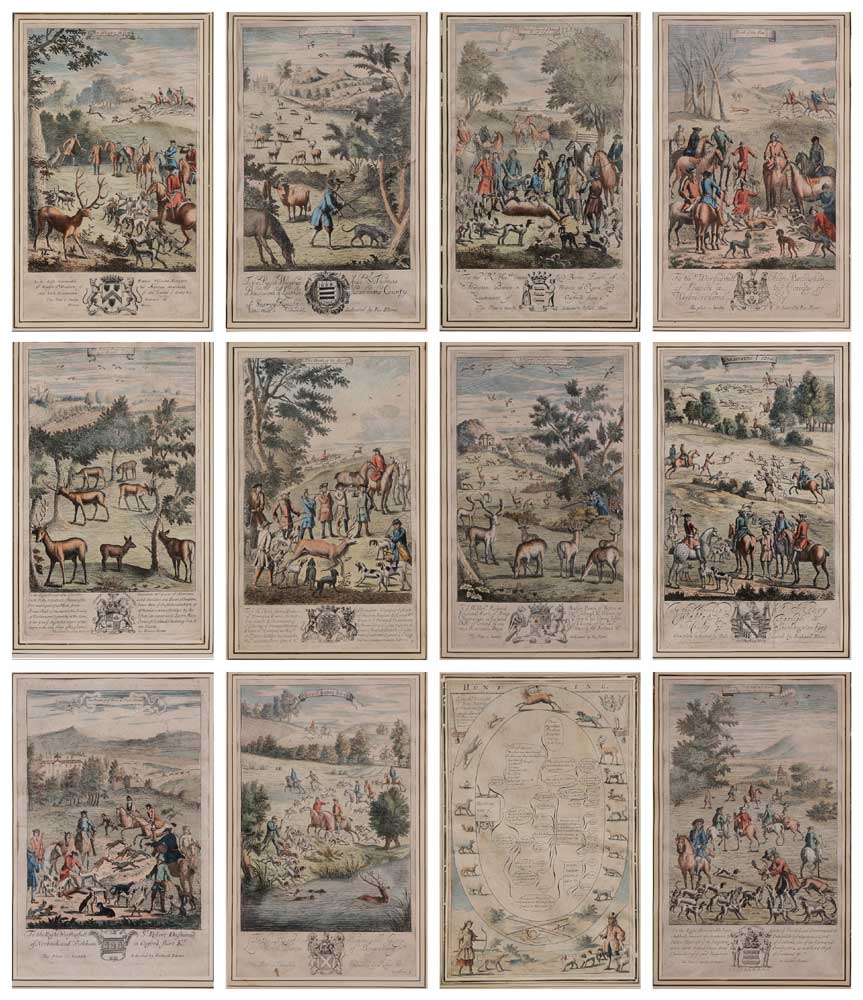 17th Century Hunting Prints Twelve