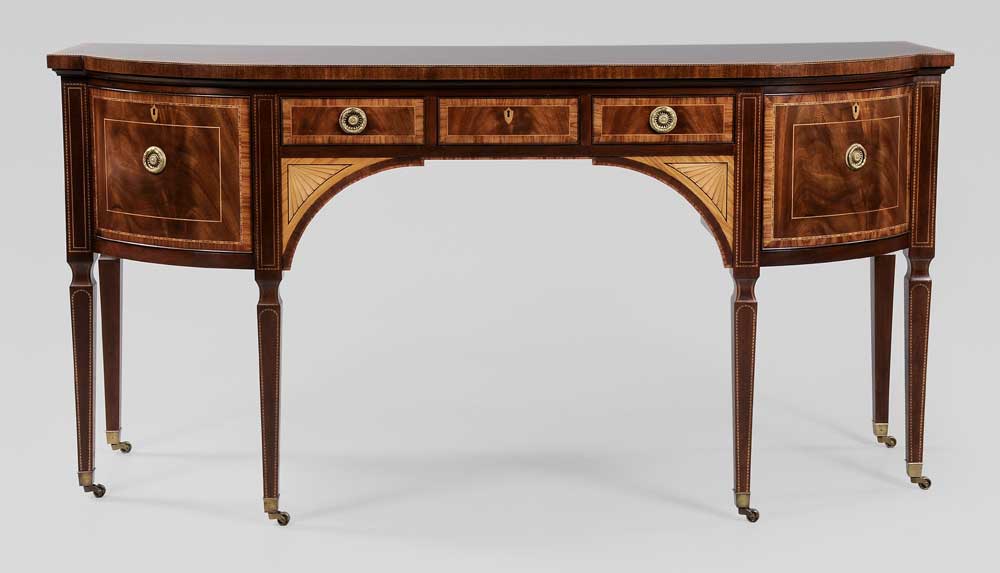 Baker Inlaid Mahogany Sideboard 11abcb