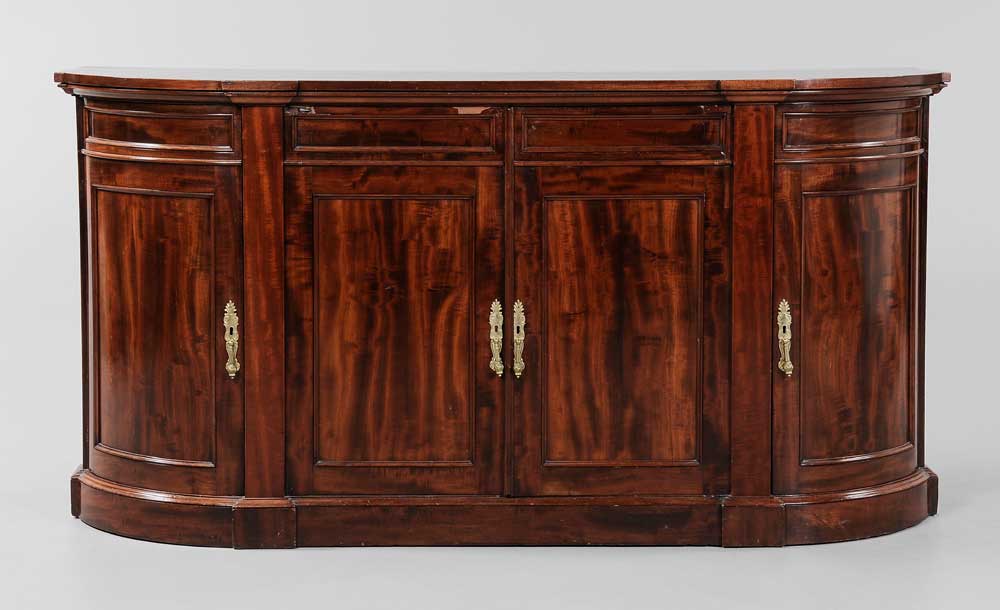 Edwardian Figured Mahogany Sideboard 11abfc