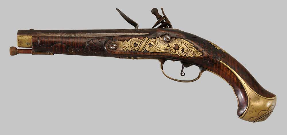 Hessian Flintlock Pistol German,