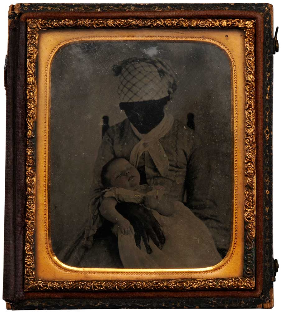 African American Nursemaid Ambrotype  11ac19