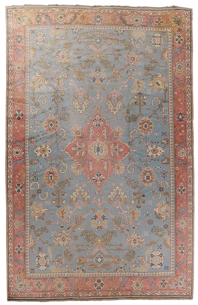 Oushak Carpet Turkish mid 20th 11ac22