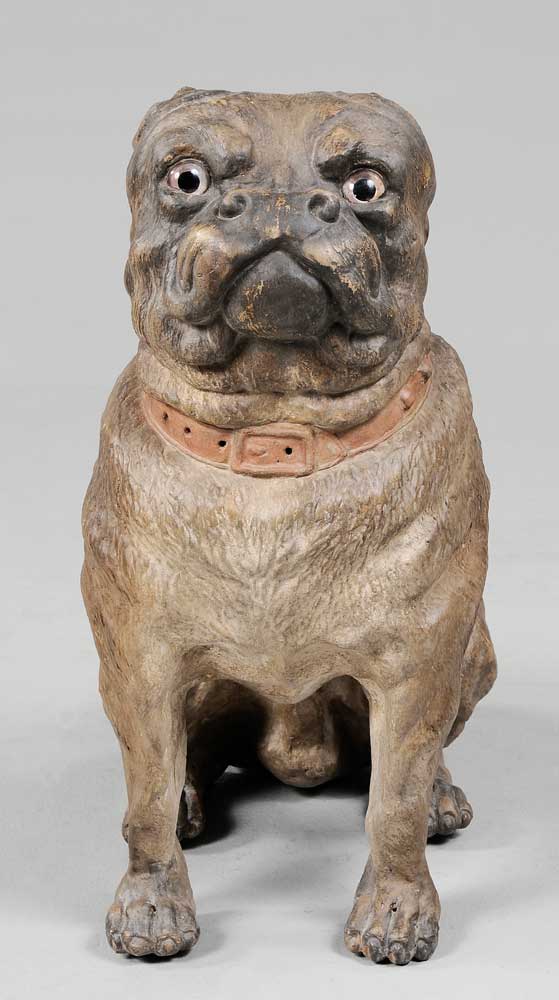 Terracotta Bulldog English, 19th