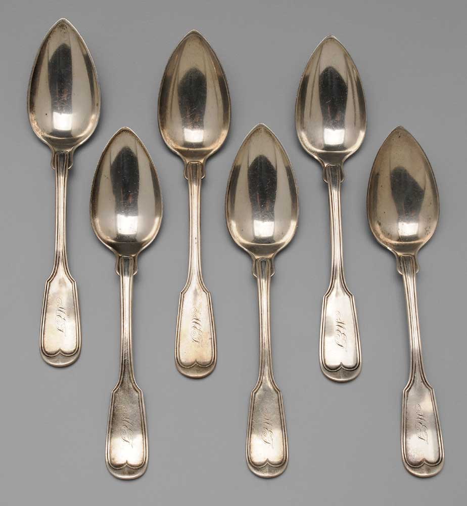 Six Virginia Coin Silver Spoons 11ac5a