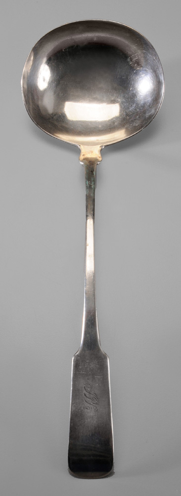 Georgia Coin Silver Ladle downturned