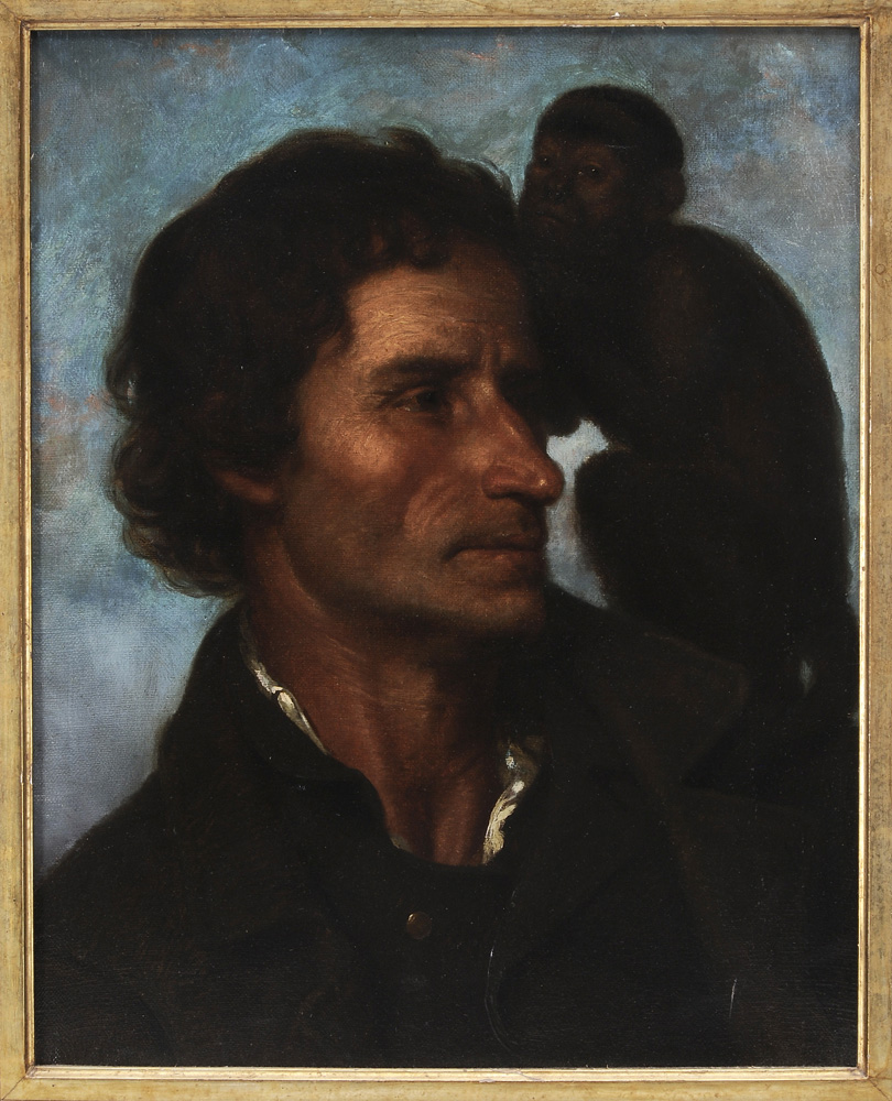 American School (19th century) Man With