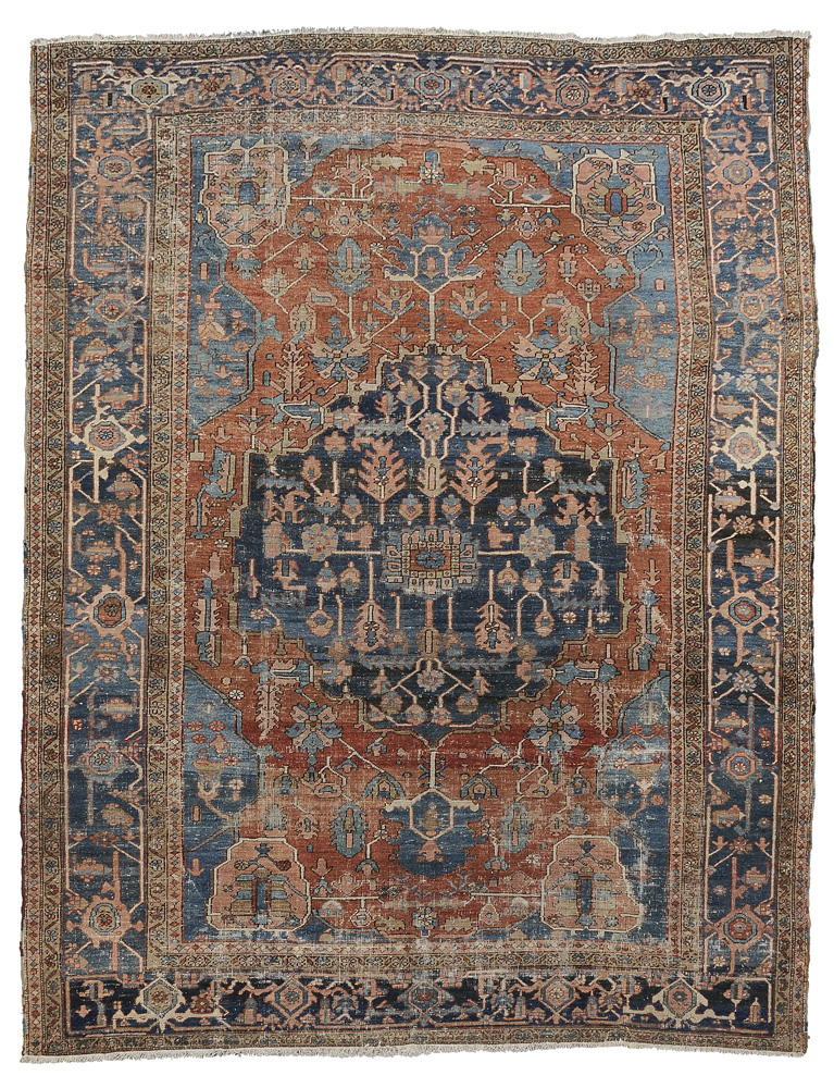 Heriz Carpet Persian early 20th 11913d