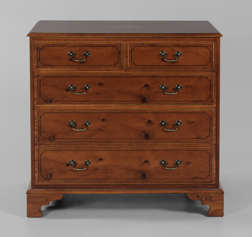 Chippendale Style Five-Drawer Ch