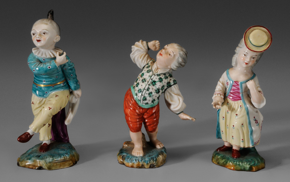 Three Continental Porcelain Figur