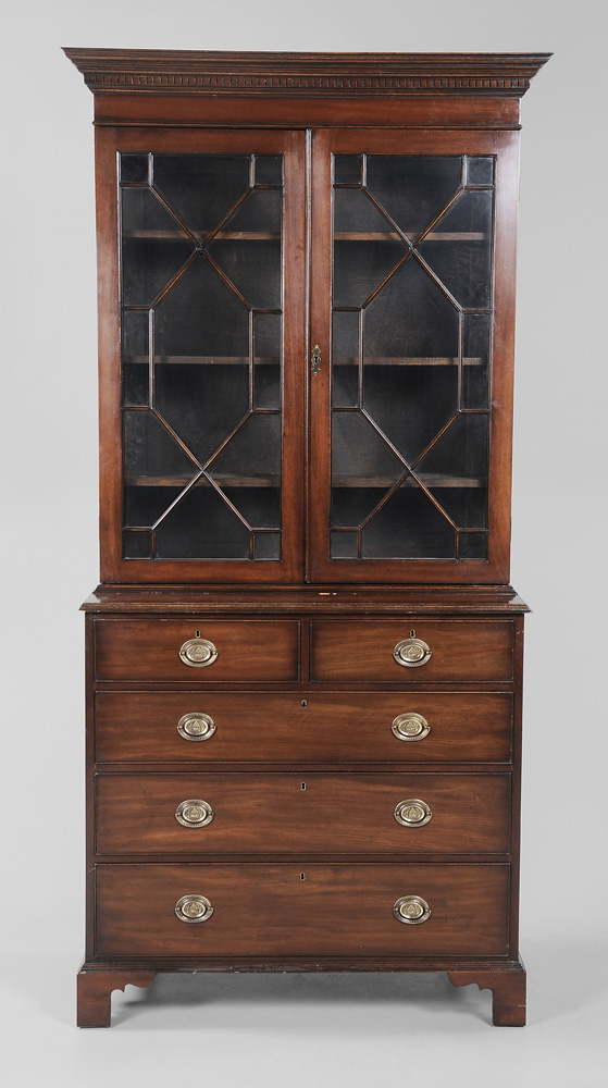 George III Style Mahogany Bookcase 1191c0