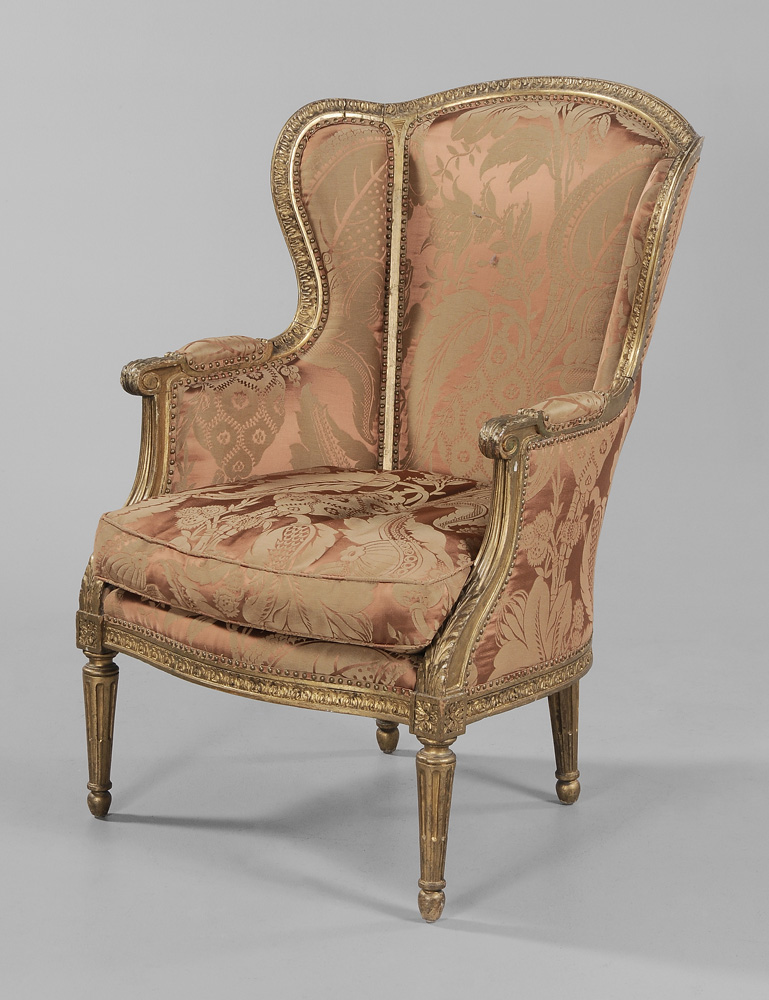 Louis XVI Style Carved and Gilt 1191be