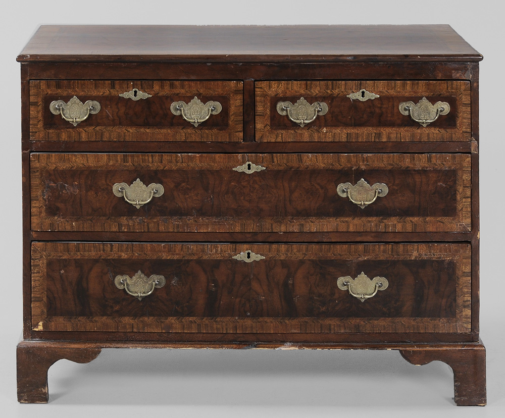 George I Style Burlwood-Veneered