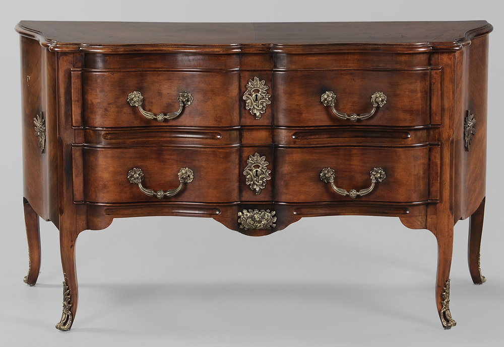 Louis XV Style Fruitwood Commode 1191e4