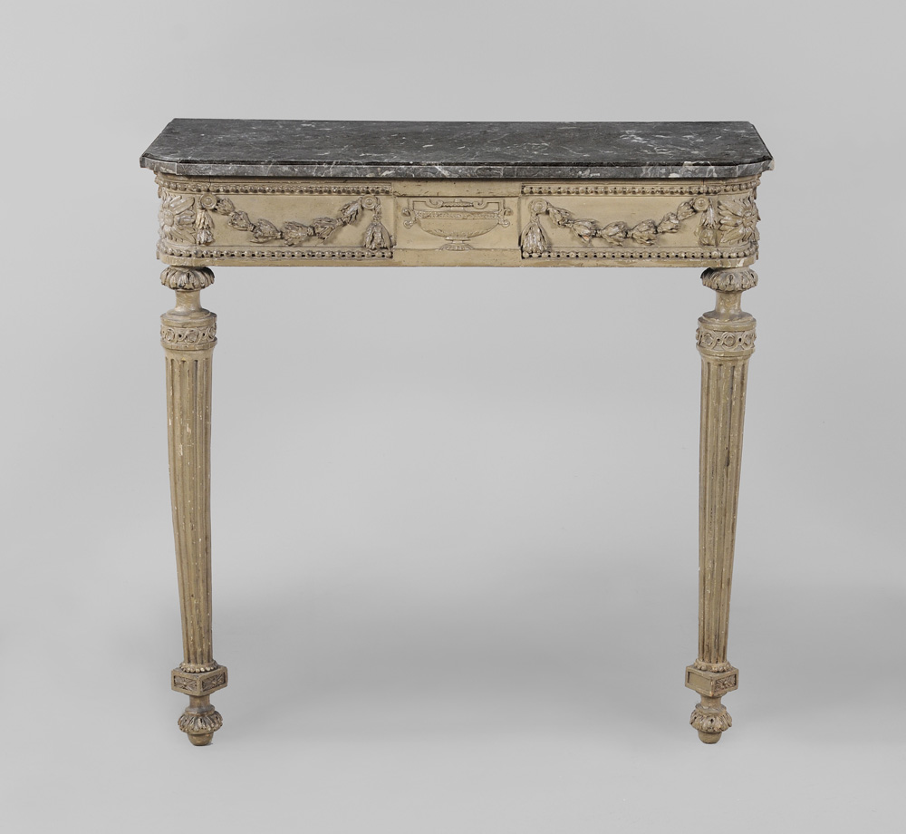 Louis XVI Style Carved and Paint  1191e5