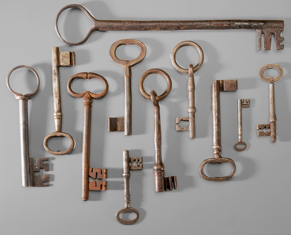 Large Collection of Keys most hand wrought 1191ee