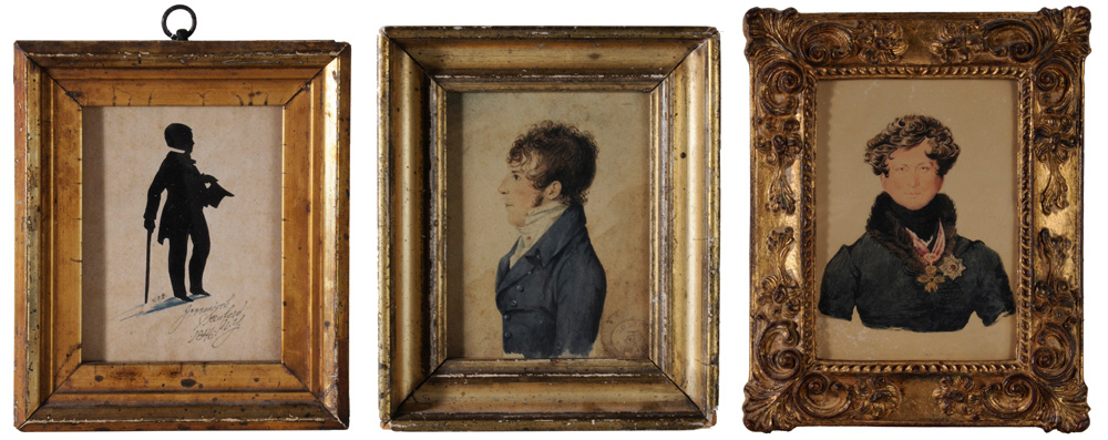 Three Miniature Portraits (19th century)