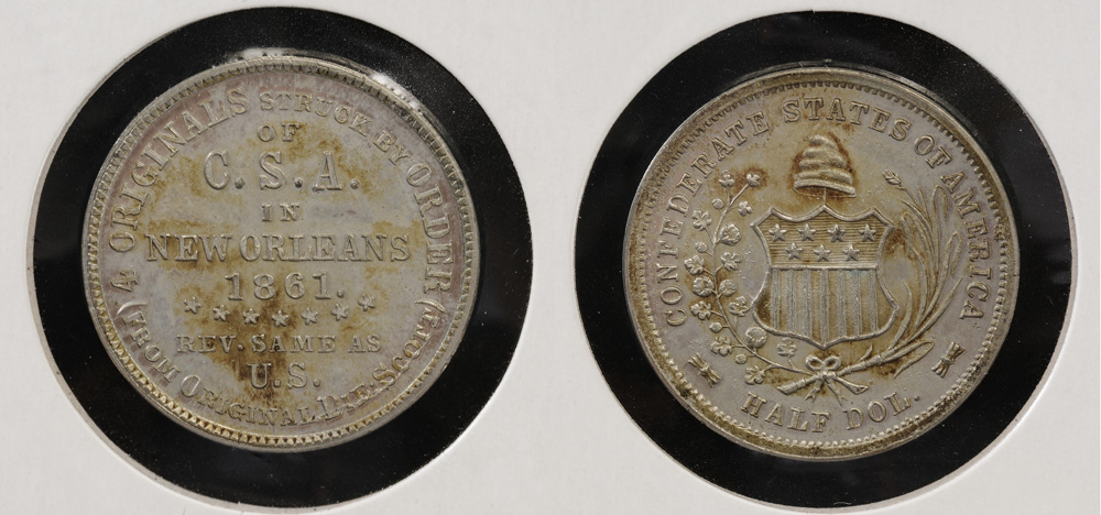  1861 Confederate Scott Half Dollar 1192a3