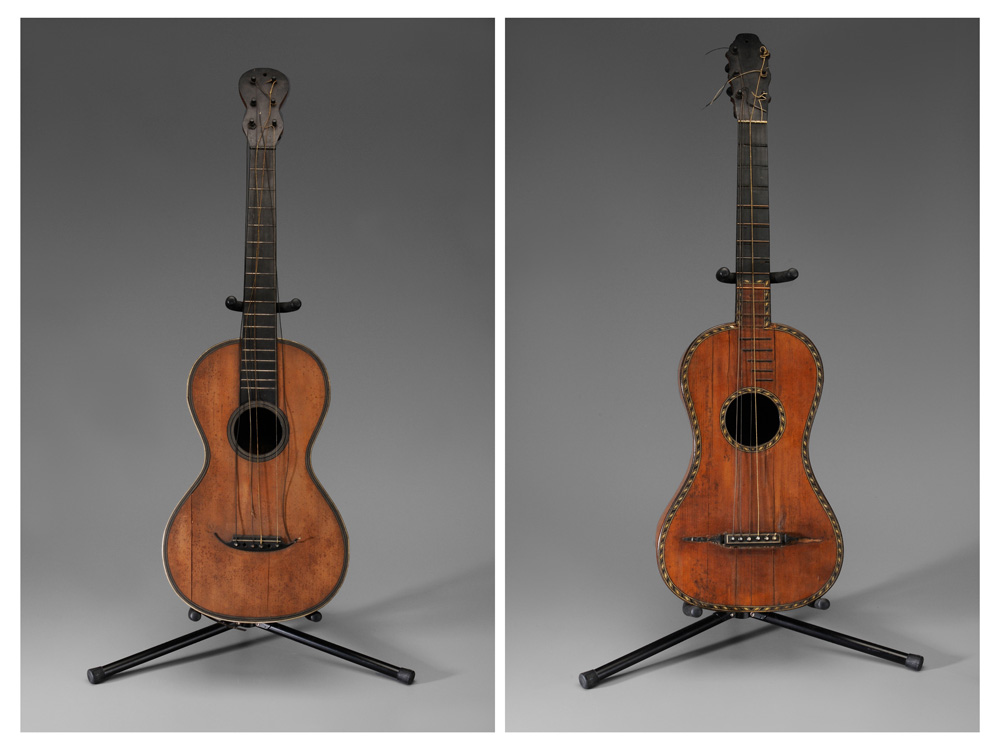 Two Antique Guitars one in figured 1192ce