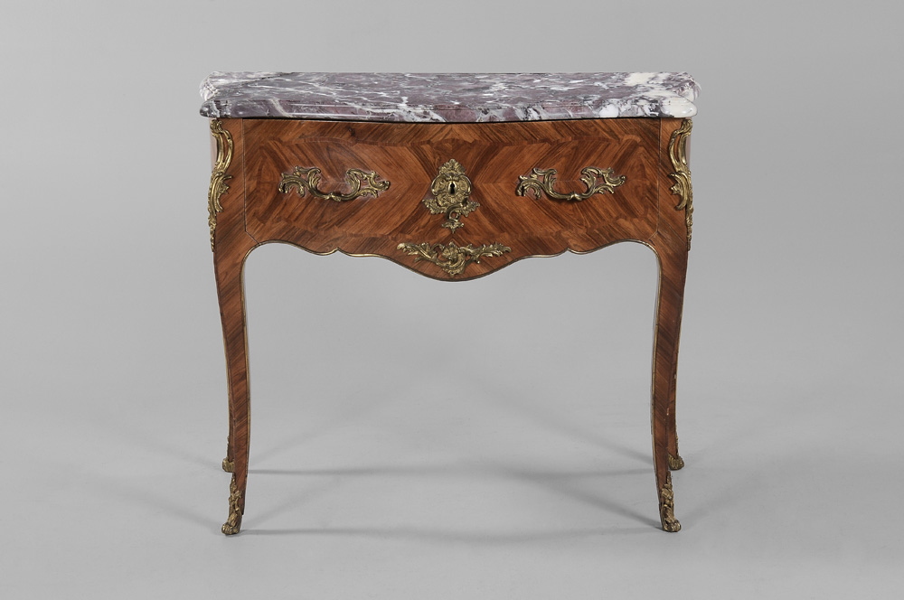 Louis XV Style Marble Top Commode 1192d3