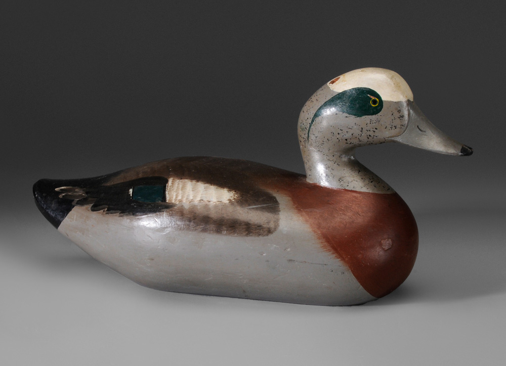 Widgeon Duck Decoy attributed to Madison