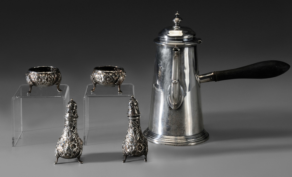 Sterling and English Silver Hollowware