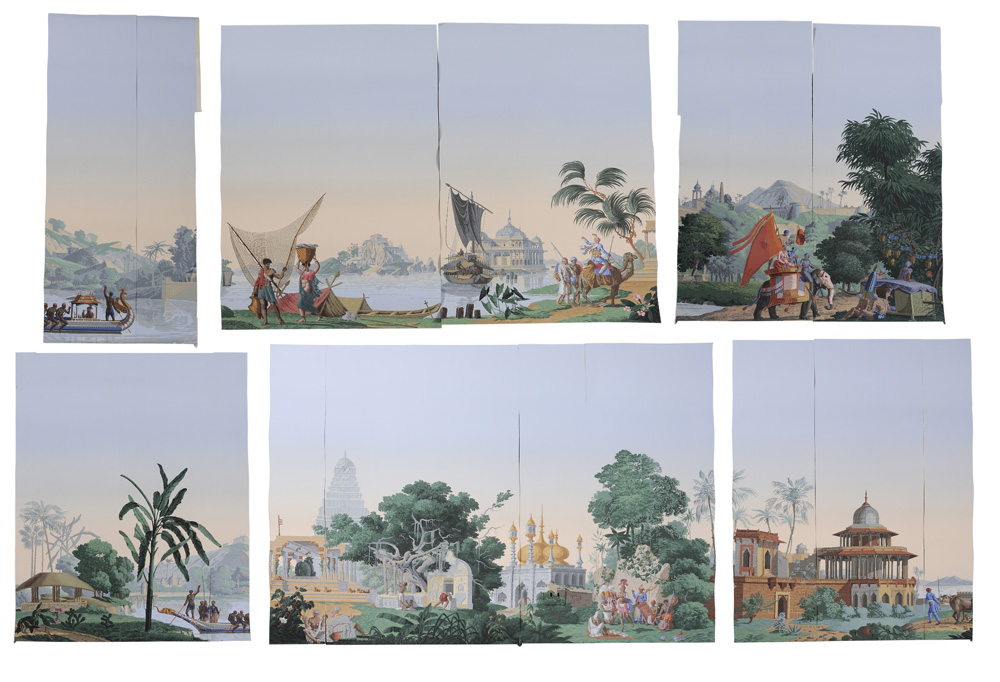 Sixteen Panoramic Wallpaper Panels 11931e