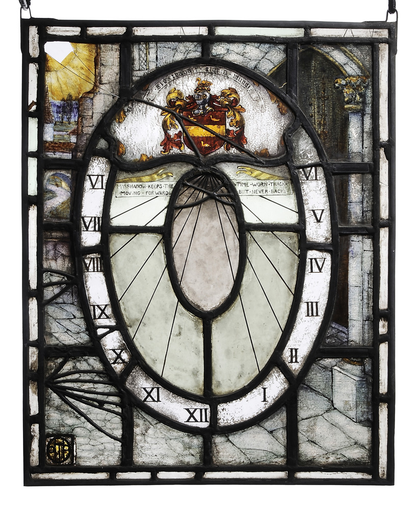 Leaded Stained Glass Window British 11931d