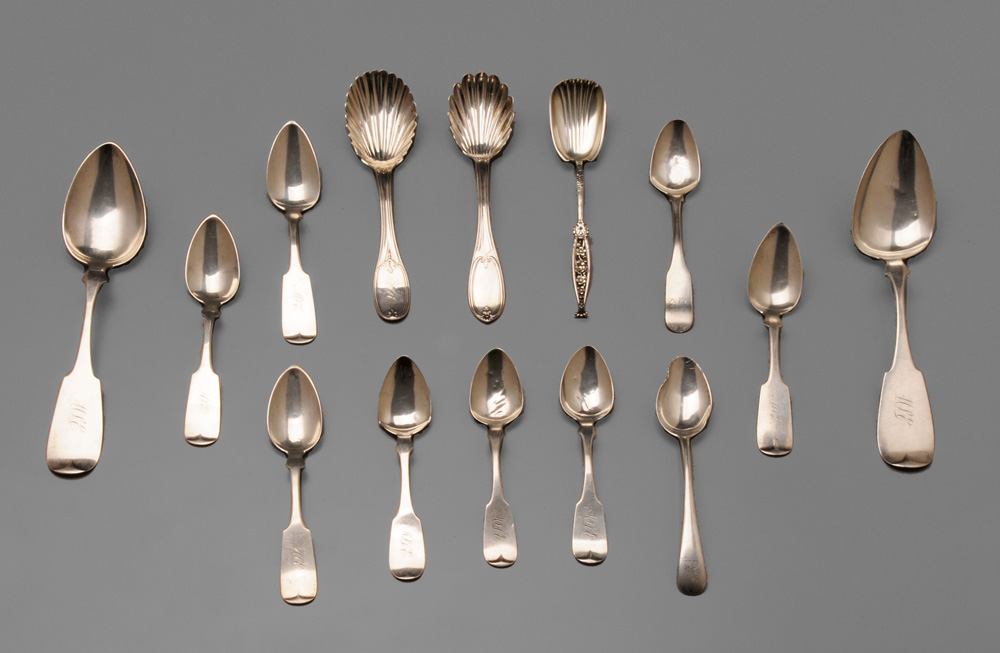 Southern Coin Silver Flatware American  119326