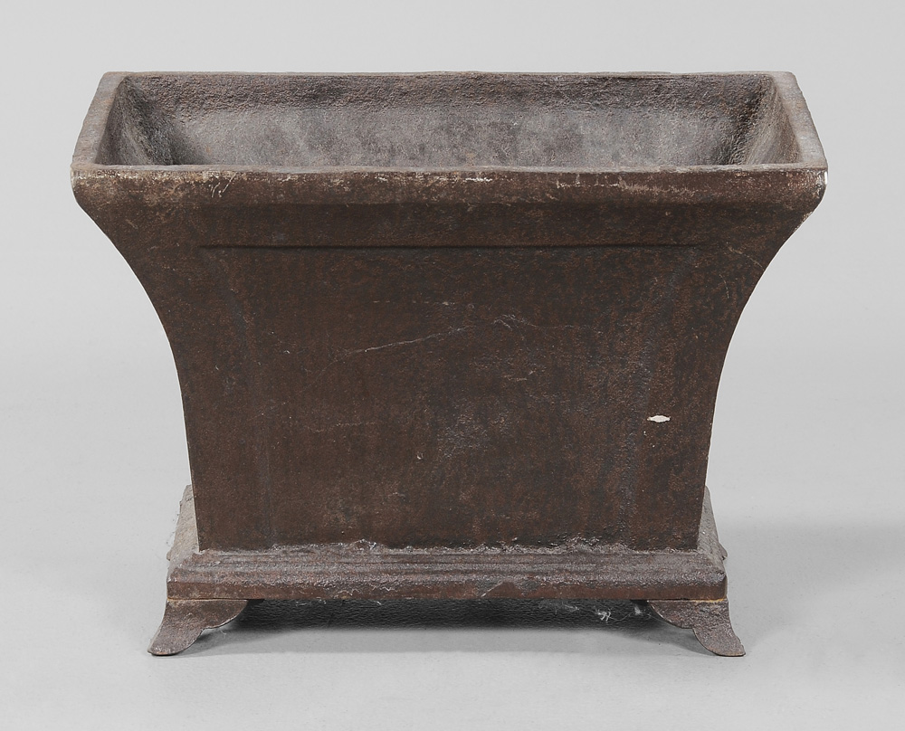 Cast Iron Planter modern, flared