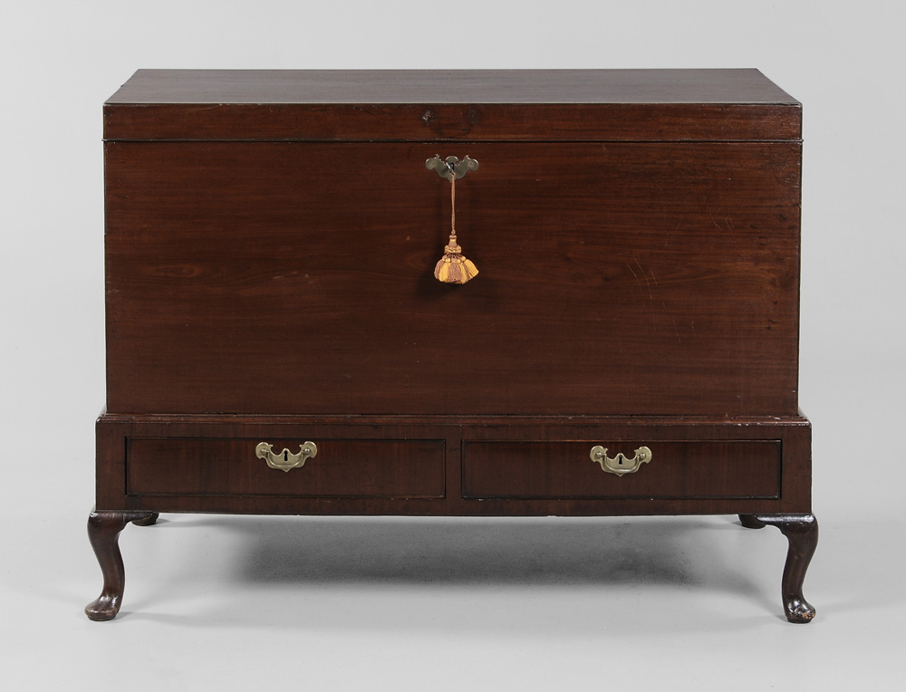 Queen Anne Mahogany Chest on Frame 11939b
