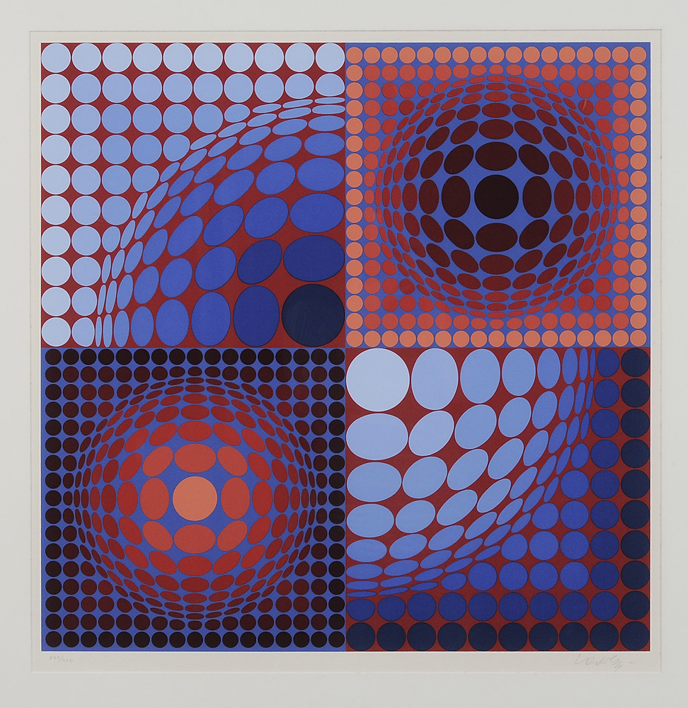 Victor Vasarely (Hungarian/French,