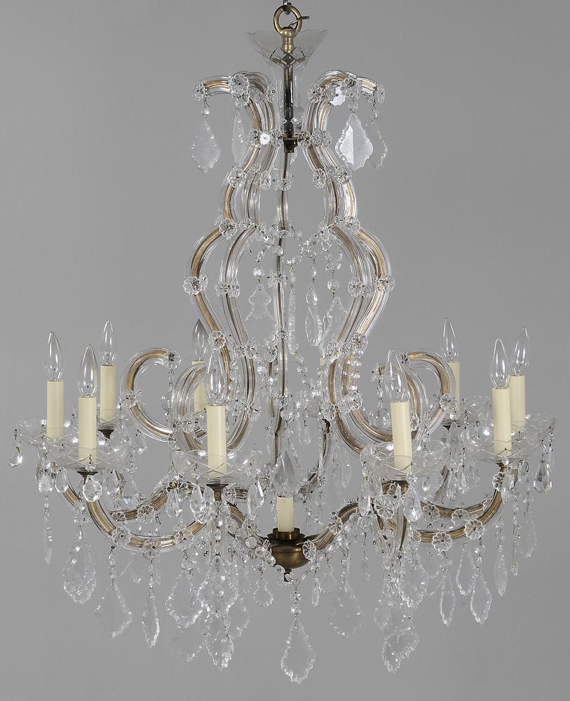 Venetian Style Ten Light Chandelier 119411