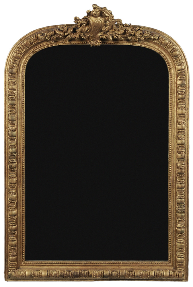 Rococo Revival Gilt Wood Mirror