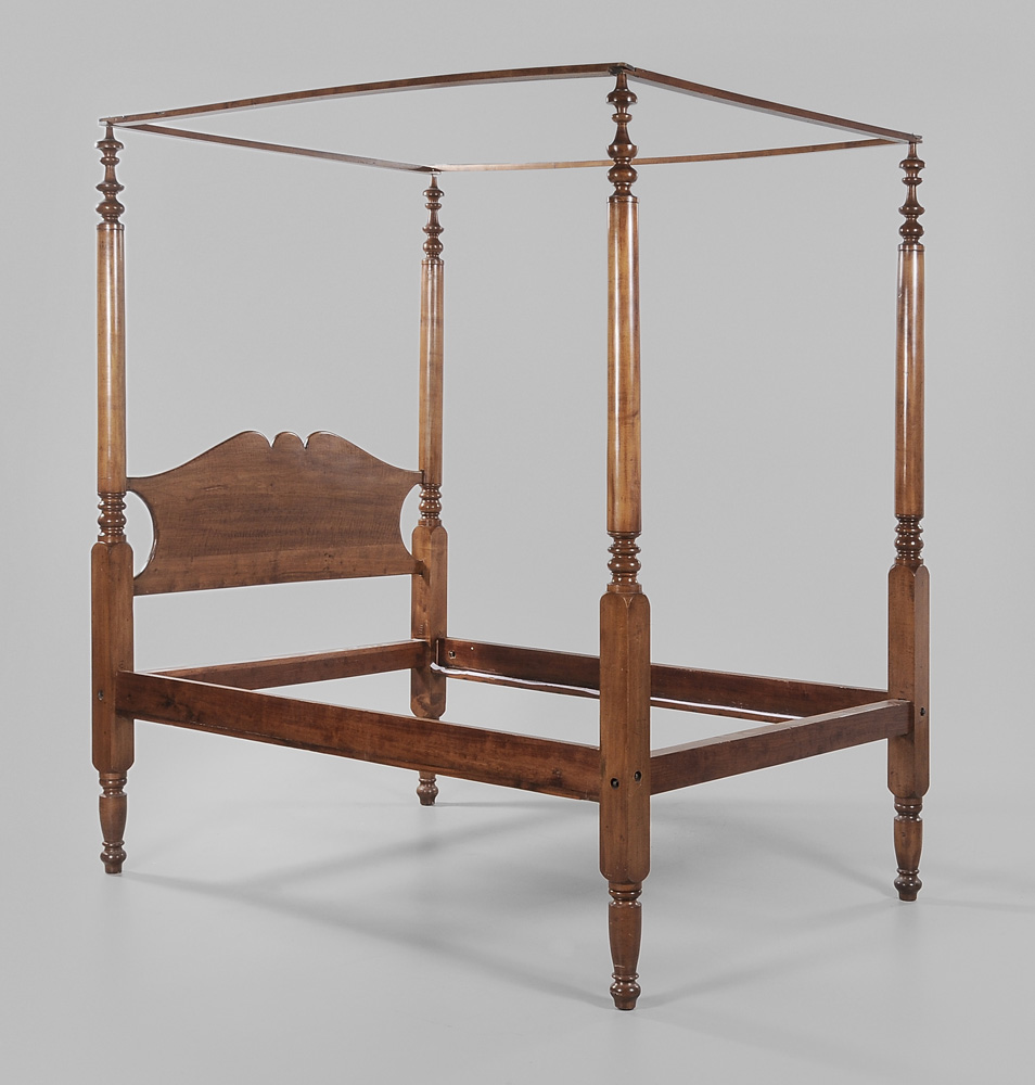 Classical Figured Maple Four Poster 11947b