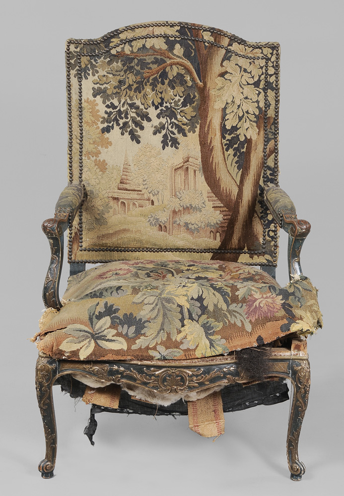Louis XV Style Tapestry Upholstered 119489