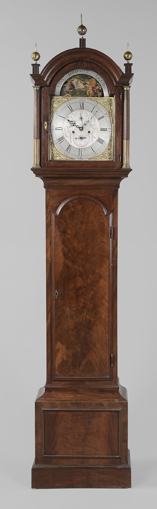 Chippendale Figured Mahogany Tall